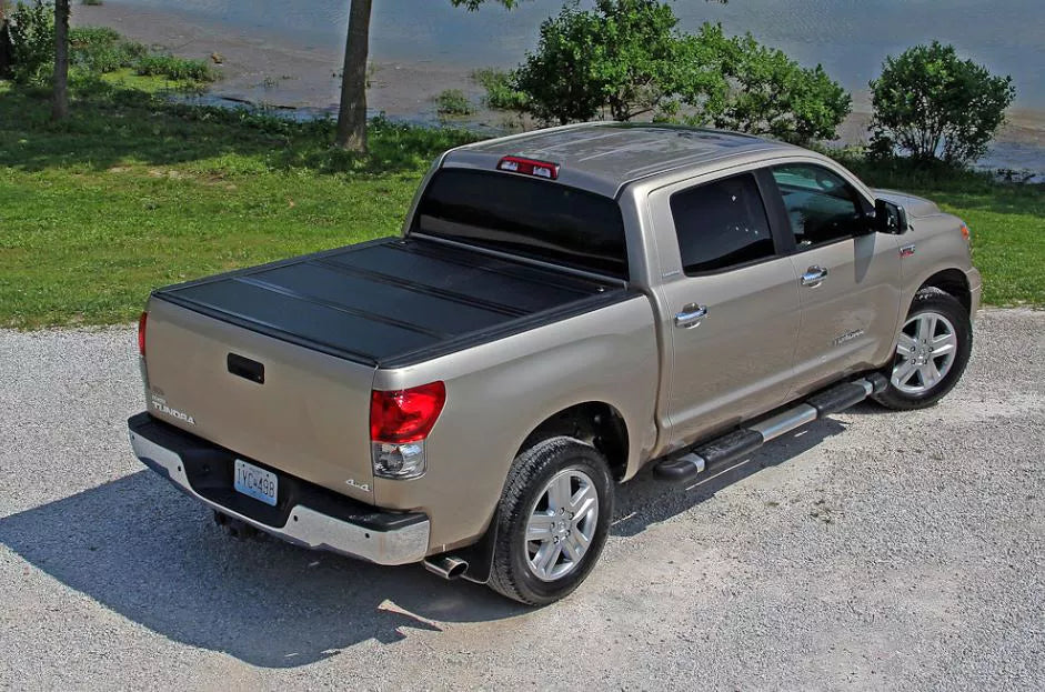 [FX41007] UnderCover FLEX Hard Folding Tonneau Cover - Toyota Tundra (Short Bed) ( 2007 - 2018 )