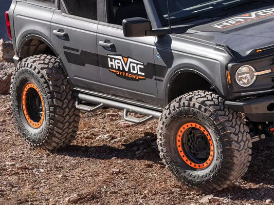 Havoc Offroad HN2 Nerf Side Step Bars- Ford Bronco 4-Door (2021-2023)