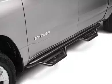 N-Fab Textured Black Cab Lange Podium LG Step - Ram 1500 Crew Cab from (2015 -2018) / ( 2019-2023 Classic )