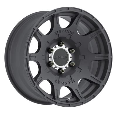 [MR30878516500] Method Race Wheels Roost, 17x8.5 with 6 on 135 Bolt Pattern - Matte Black - Ford F-150/SVT Raptor