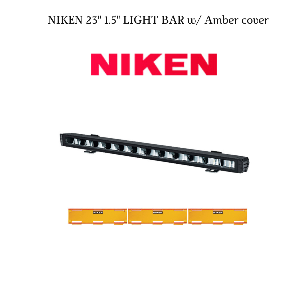 [10021003] NIKEN 23" LED Light Bar w/ Amber cover- Universal