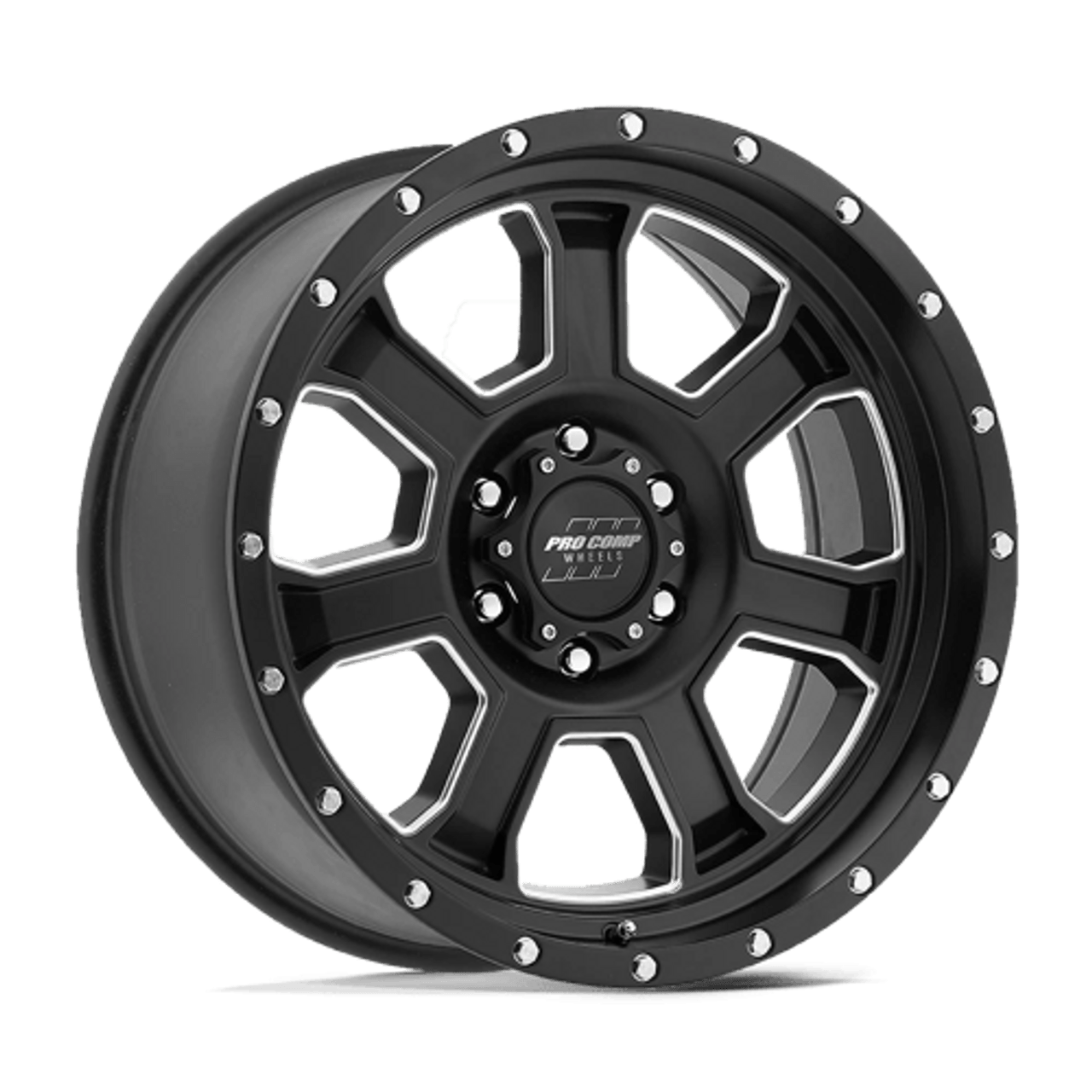 [PXA5143-2989] Pro Comp 43 Series Sledge, 20x9 Wheel with 8x180 Bolt Pattern - Satin Black - GM Silverado/Sierra 2500 HD ( 2007 - 2018 )
