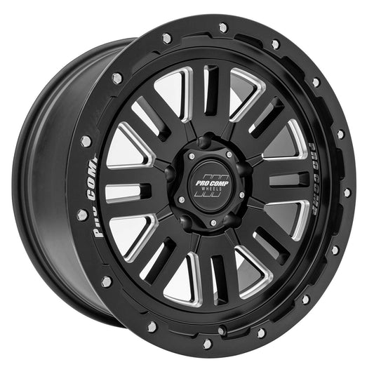 [PXA5161-895550] Pro Comp Cognito Series 61, 18x9 Wheel with 5 on 150 Bolt Pattern - Satin Black Milled - Toyota ( 2007 - 2017 )ÃÂ 