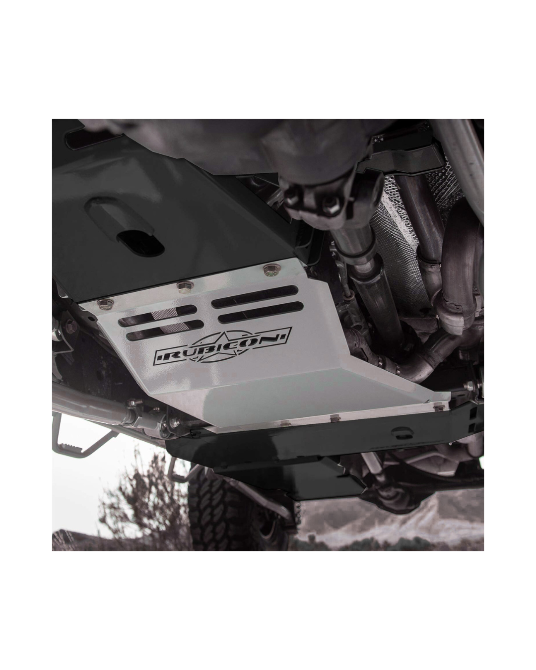 [REA1021] Rubicon Express Transmission Skid Plate - Jeep Wrangler Unlimited JL 4-Door (2018-2025)/Gladiator JT (2020-2025)