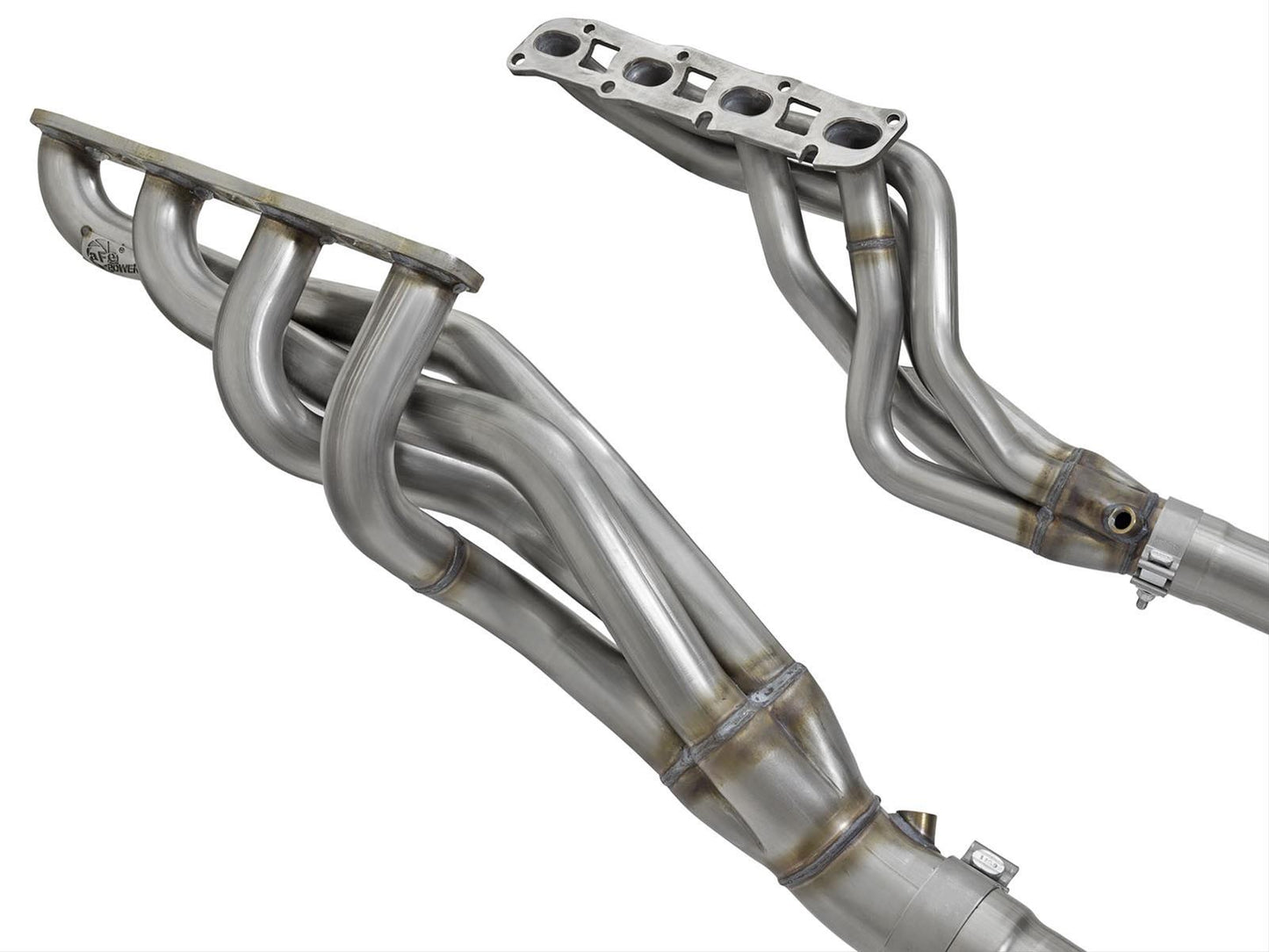 Twisted Steel Long Tube Header & Mid Pipe 409 Stainless Steel w/ Cat Nissan Titan 04-15 V8-5.6L