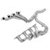[48-44005-YC] aFe Power Twisted Steel Long Tube Headers & Y-Pipe w/ Cats (Street) - Silverado/Sierra V8-5.3L ( 2014 - 2018 )