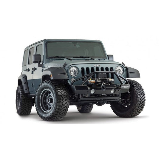 [10078-02] Bushwacker Factory Coverage 9.5" Width Rear Pocket Style Fender Flares - Jeep Wrangler JK 2-Door