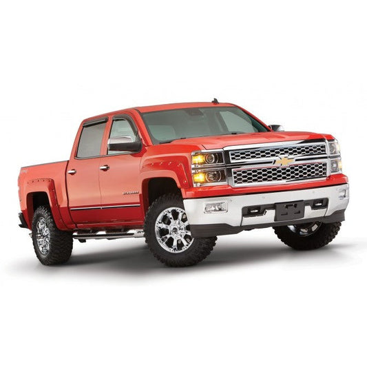 [40959-02] Bushwacker Pocket Style Fender Flare Set - Chevrolet Silverado (Short bed) ( 2014 - 2018 )