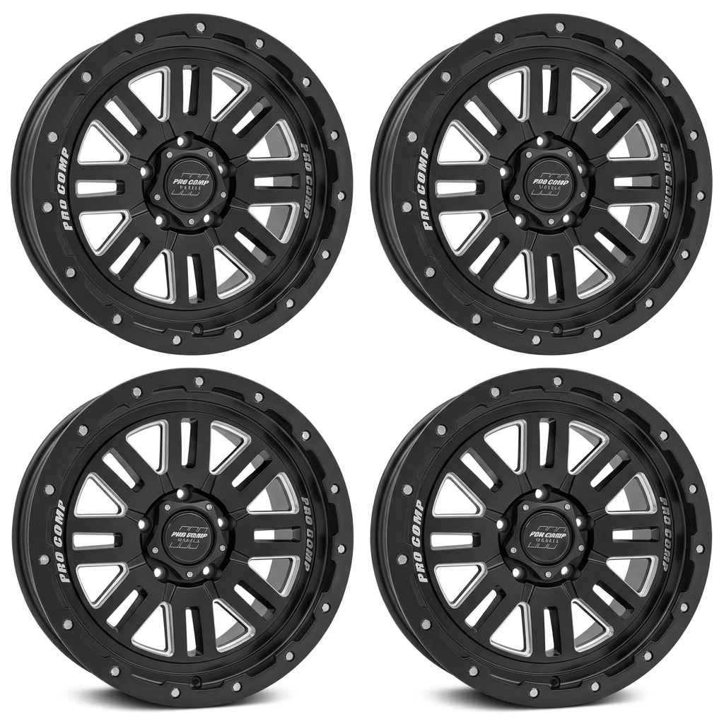 Set of four Toyota Pro Comp Cognito 18x9 wheels