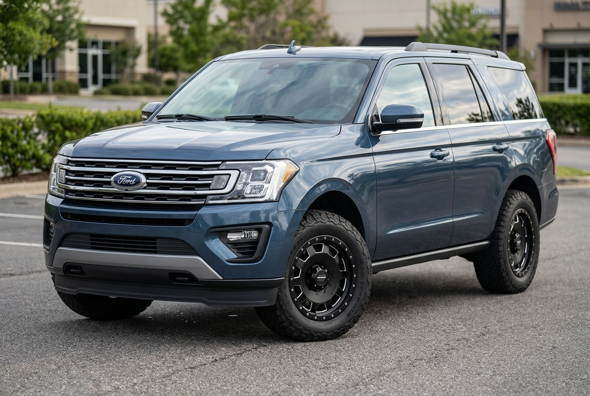 AI Ford Expedition styling preview using merchant Pro Comp Hammer reference, not verified fitment