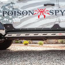 [20-08-910P1] Poison Spyder Body Rocker Armor - Jeep Wrangler Unlimited JL 4-Door (2018 - 2025)