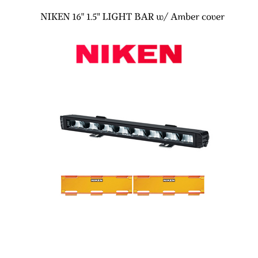 [10021002] NIKEN 16" LED Light Bar w/ Amber cover - Universal