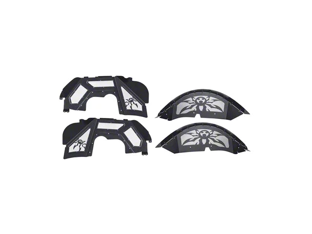 [19-55-980P1] Poison Spyder Vented Inner Fender Kit - Jeep Wrangler Unlimited JL 4-Door ( 2018 - 2025 )