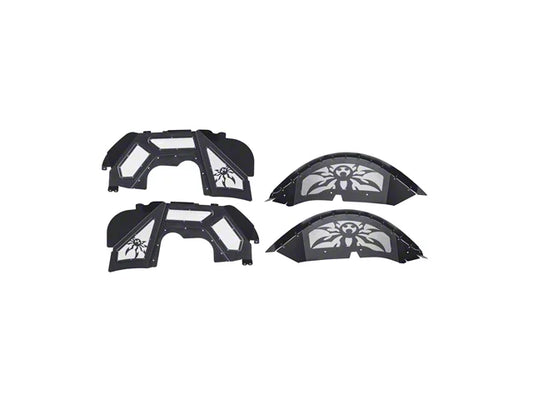 [19-55-980P1] Poison Spyder Vented Inner Fender Kit - Jeep Wrangler Unlimited JL 4-Door ( 2018 - 2025 )