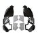 [17-02-080-VP1] Poison Spyder Front Vented Black Inner Fender Kit - Jeep Wrangler JK