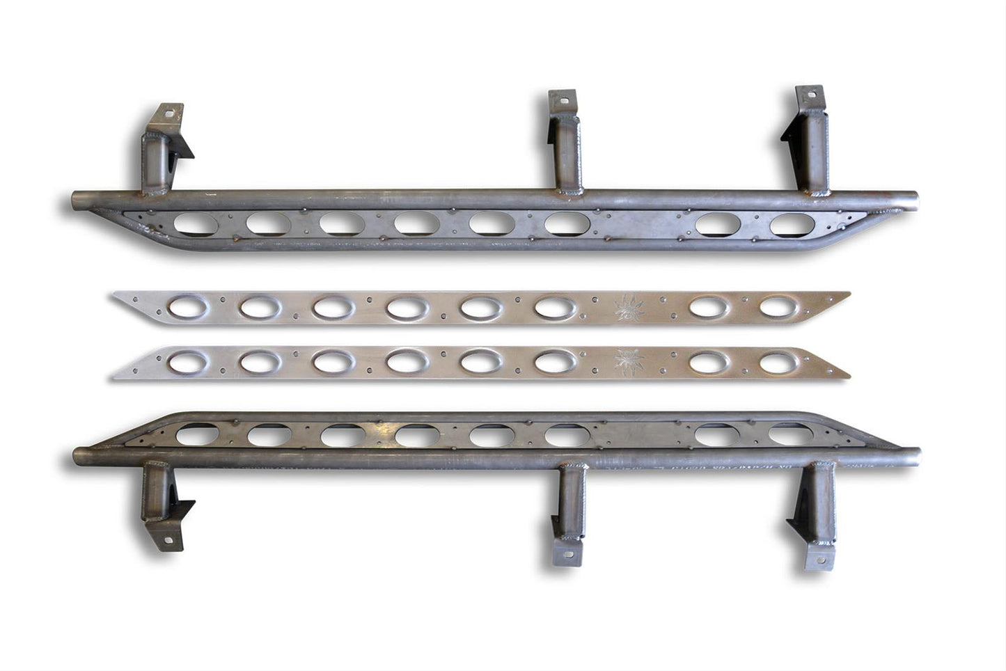 [18-08-030] Poison Spyder Frame Mounted Rocker Knockers - Jeep Wrangler Unlimited JK 4-Door ( 2007 - 2018 ) [(2007-2018)