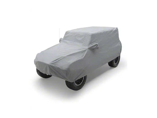 Smittybilt Full Climate Jeep Cover (Gray) - Jeep Wrangler JL 2-Door (2018-2025)