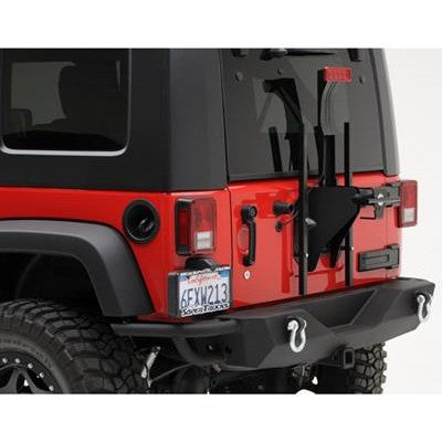 Smittybilt Oversized Tire Carrier in Black - Jeep Wrangler JK